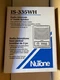 New - Nutone Radio-Intercom 5" Inside Speaker IS-335WH 85148