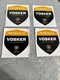 Vosker - Sticker Decal - Lot of 4