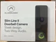 Alarm.com ADC-VDB106X Skybell Slim Line II Doorbell Camera With Two-Way Audio