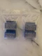 (4) DMC1QCS Blue Press-On Connectors for DMC1 Intercom M&S