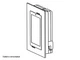 Wall-Smart 10-01-435-WO Flush Mounts for ITP-E5500 5.5in Screen/Unpainted