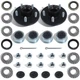 iBroPrat 2 Sets Trailer Hub Kit 5 2Sets 5 Bolt 4.5 for 2000LB 