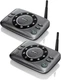 Wuloo Wireless 1 Mile Range Home Intercom System 2 Pack W666-P2 Multi Channel