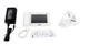 Aiphone JP-4MED Video Master Station, Wall/Desk Mount, Power Adapter, Manuels
