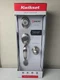 Kwikset Dakota Satin Nickel Single Cylinder Door Handleset with Polo Door Knob