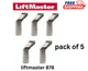 pack of 5 LiftMaster 878MAX Garage Door Keypad Wireless and Keyless Entry System