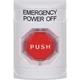 Safety Technology International Emergency Power Off Push Button,3-1/4" W