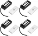 4 Pack Electric Magnetic Lock, 60Kg 130Lbs Holding Force Electric Magnetic Lock