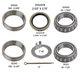 Trailer Wheel Bearings Kits 25580/15123 Seal 2.125'' &2.250'' Fit 5200-7000 lbs.