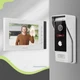 HOMSECUR 4 Wire 7" 1080P Video Doorphone Entry Intercom Monitoring Security