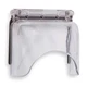 Keypad Cover, Polycarbonate, Surface Mount, 3 5/8 in W x 3 1/4 in H x 2 in D,