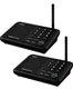 Wuloo WL666-P2 Wireless Intercoms System - Black NEW OPEN BOX 2 Pack