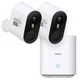 aosu Security Cameras Wireless Outdoor Home System, 3 Piece Set, 2-Cam-Kit 