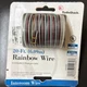 Radio Shack 24 Gauge Solid 4 Conductor Rainbow / Intercom Wire 20 Foot Roll CL2X