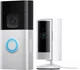 Ring - Essential Security Set with Battery Doorbell Plus and Indoor Cam - Sat...