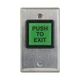 Camden CM-30EE 2" Square LED Illuminated Push Button, "Push to Exit" Switch