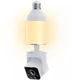 Wyze - 2k Smart Lightbulb WI-Fi Security Camera with Color Night Vision & Dim...