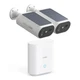 aosu Solar Camera Wireless 2K QHD AI & WIFI 2-Cam + HomeBase &ndash; No Monthly Fee