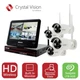 Crystal Vision CVT9604E-3010W 4CH HD Wireless Surveillance System NVR CCTV 2TB