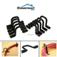 Construct Pro 2-1/4" x 2" Non Conductive Plastic D-Ring Black 10 Pack Cat 5