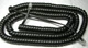 2-Pack Planet IP Phone Handset Cord VIP 1000T 2020PT Curly Flat Black Long 25Ft