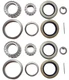 WPS (Set of 2) Trailer Hub Wheel Bearing Kits 25580 15123 with Grease Seal 10 