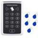 BSTUOKEY Door Access Control Keypad, Stand-Alone Password RFID Silver 