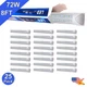8Ft 72W Led Shop Lights 25 Pack 9000Lm Plug and Play 6500K T8 Integrated Bulbs