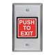 Sdc 422U Push To Exit Button,2-7/8 In.W,Momentary