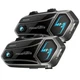 Fodsports M1-S Air Motorcycle Helmet Bluetooth, 4 Riders Motorbike Intercom H...