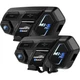 Fodsports Motorcycle Bluetooth Intercom with Music Sharing, M1S Pro 2000m 8 R...