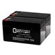 12-Volt1.3Ah SLA Battery Replaces Linear RE-1 Telephone Entry System - 2 Pack