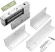 Electric Magnetic Lock with Z and L Bracket 500KG 1200LBS Holding Force Electrom