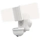 NEW SECUR360 Video Wi-Fi Connected White Wired EdgeLit Motion Activated