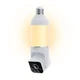 WYZE Bulb Cam Security Camera, 2K HD Outdoor Light Bulb Camera, Color Night V...