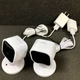 x2 Blink Mini Indoor Plug-in Smart Security Cameras 1080 HD Motion Detection