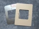 RETRO-5RVA Almond Vertical plastic cover plate for IntraSonic Intercom IST
