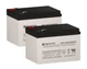 SigmasTek Battery Replacement Set of 2 for Altronix AL300ULXD Alarm Rechargeable