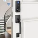LOCTIAN WiFi Front Door Lock Set  Fingerprint Smart Locks Handle Set Keyless ...