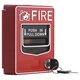 Wired Call Point Fire Reset Push In Pull Down Emergency Alarm Station Key Lock