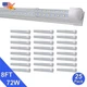 Led Shop Lights 25 Pack 8Ft 72W 9000Lm Plug and Play 6500K T8 Led Tube Lights