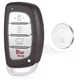 Beefunny Replacement Smart Remote Entry Key Fob For Hyundai Elantra 2016 2017