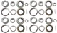 (Set of 4) WESTERNPRIME Trailer Hub Wheel Bearing Kit 25580 15123 with Grease