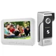 AMOCAM Video Intercom System, 7 Inche Monitor Wired Video Door Doorbell Kit