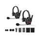 SYNCO XTALK XPRO2 Wireless Intercom Headset System, 2 Person 2.4GHz Wireless ...