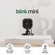 BLINK Mini Indoor Plug-in HD Smart Security Camera 1080P - Black - 1 Pack- New