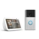 Ring Battery Doorbell with Echo Show 5 Head-to-Toe Video Live View Two-way Talk