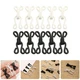 10 Pairs Style Buckle Decorative Accessories Small Sewing Hooks Office Namely