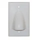 ICC FACEPLATE 1 GANG BULK NOSE WHITE IC640BSSWH UPC 633758035156