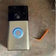 Ring Battery Video Doorbell 5F97F2 Wi-Fi Night Vision Microphone Silver/Black
